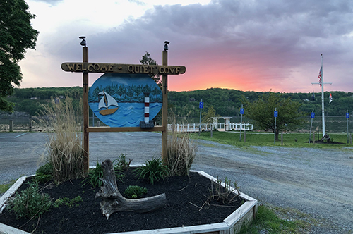 Quiet Cove Entrance